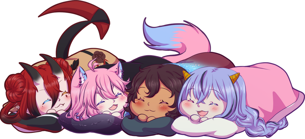 Creepy, Pikadrea, Nirnae &amp; Nyao